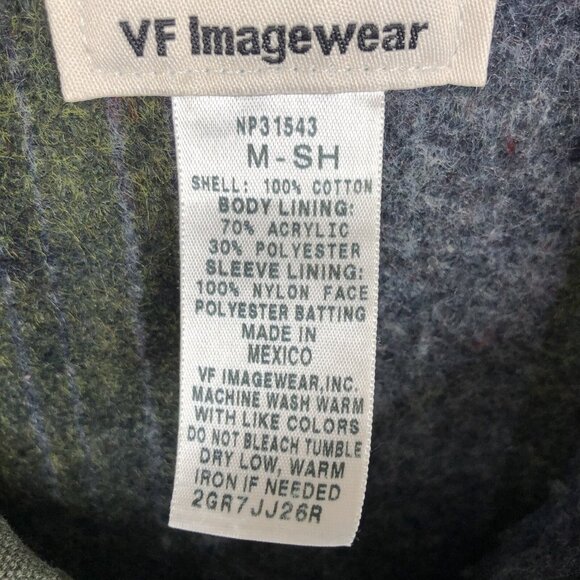 VF Imagewear Jacket Mens M Army Green Heavy Canvas Blanket Lined Barn Chore - Picture 5 of 16